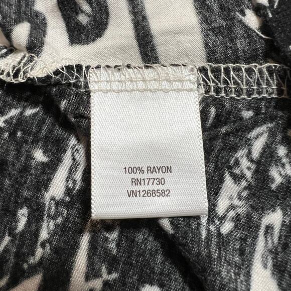 Converse One Star Scoop Neck Abstract Print Tank Size L Stretch Casual Summer - Picture 5 of 7